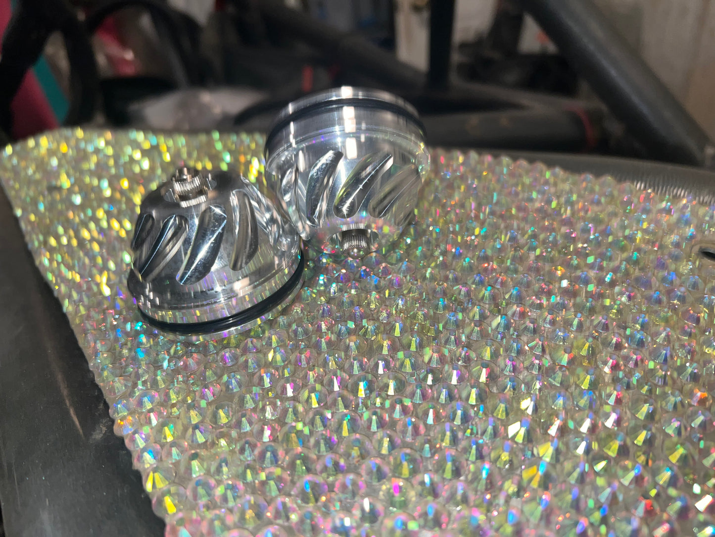 Walker Evans Shocks 2.5" Billet High Volume Helix Shock Caps-PAIR