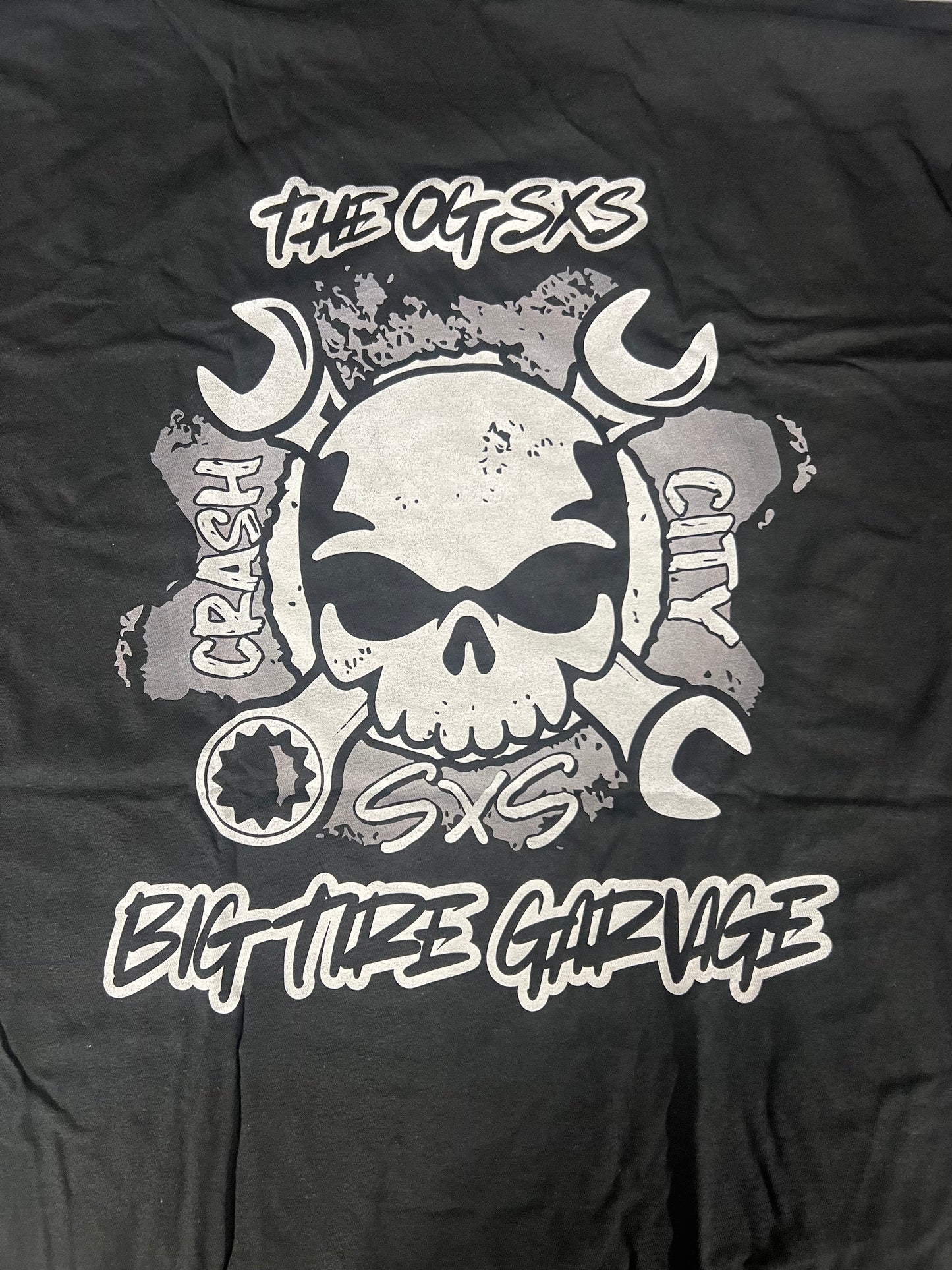 SXS Big Tire Garage t-shirt