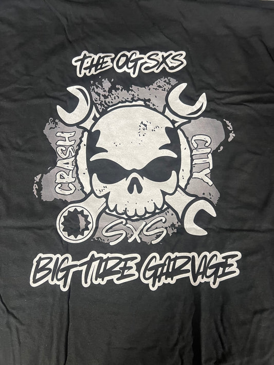 SXS Big Tire Garage t-shirt
